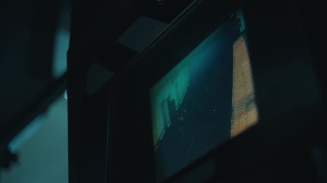 liminal underground subway station screen