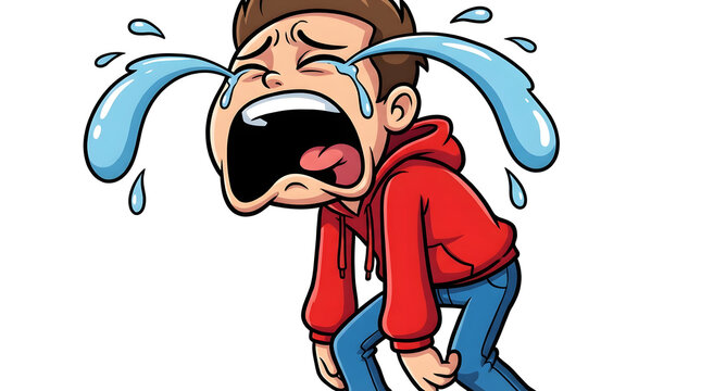 Man Sweating and Vomiting Freely.