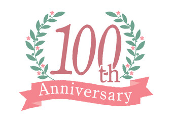 月桂樹のかわいい100周年アイコン