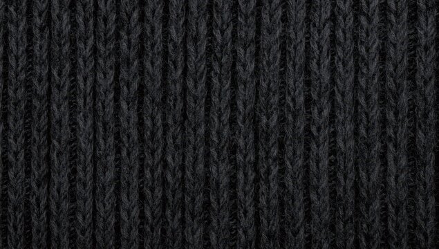 Background of textured dark grey knit