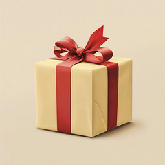 Obraz premium Elegant Gift Vector Illustration Isolated White