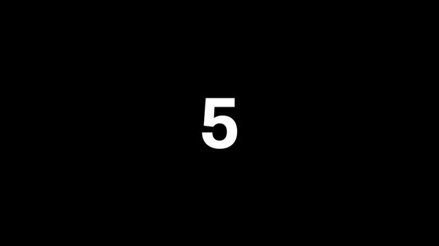 10-second animated colorful multi-line diamond countdown on a black background, with second-by-second line motion, clean modern intro design.