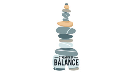 Stones in Balance vector icon