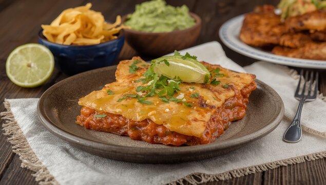 Mexican eatery serving barbacoa quesadillas