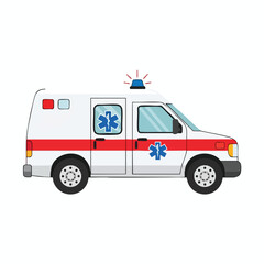 Modern Emergency Medical Vehicle for Ambulance Services and Rapid Response