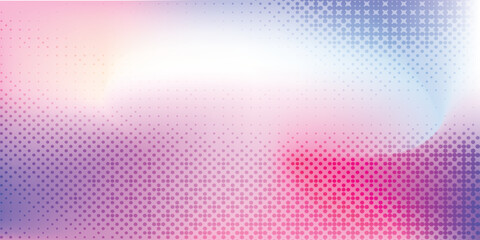 Grunge Halftone paper effect. Halftone crumpled paper texture with black a dotted, rough, and wrinkled surface. Wrinkled white paper in halftone collage style. Vector background