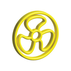 Air Fan icon design template