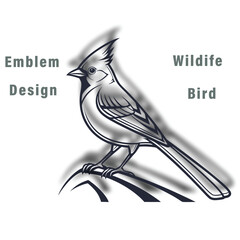 Minimalist label showing the text vector file in plain design