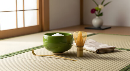 Serene Japanese Spa Setting