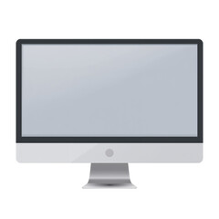 Fototapeta premium A sleek and modern imac computer monitor on a black background