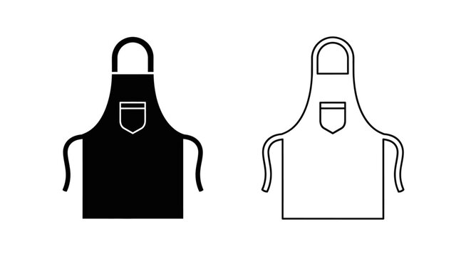 Mother's day apron designs for cooking and baking Vector