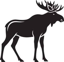 Fototapeta premium moose silhouette