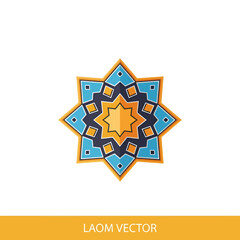 Ornate Gothic Window Silhouette Design with Intricate Details Vector Illustration