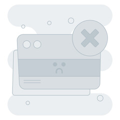 Payment Failed Empty States Illustration