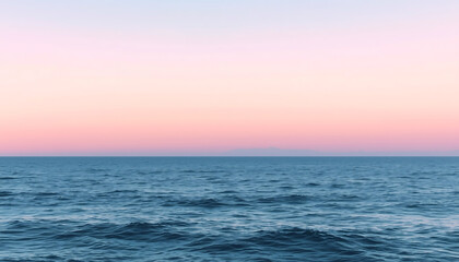 Obraz premium A serene ocean landscape at sunset, symbolizing environmental preservation and natural beauty.