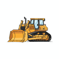Modern Construction Equipment Heavy Duty Bulldozer for Building Projects