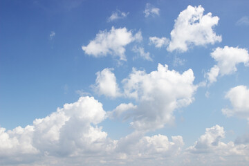 Fototapeta premium Blue sky and white clouds
