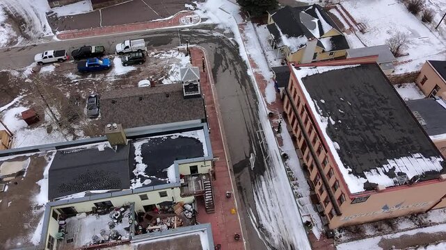 Old mountain town Georgetown Colorado