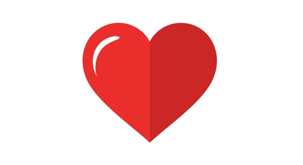 Red Heart Icon, Love Symbol, Valentine's Day, Romance, Health, Emotion