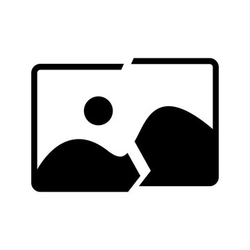 Broken Image Icon for Missing or Failed Media Display.
Broken image icon representing missing, unavailable, or failed media content. Commonly used in user interface, web applications.