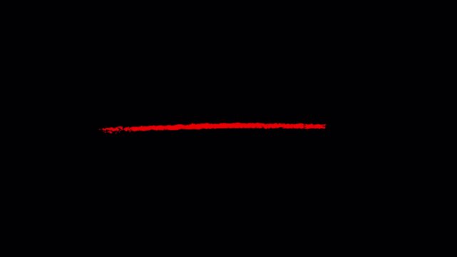 Red Scribble Line for Social Media Caption. 4K Video