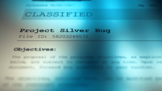  Cinematic Generic Conspiracy Classified Document - Project Silver Bug
