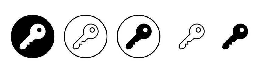 Key icon vector. Key sign and symbol.
