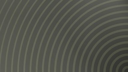 Obraz premium Abstract gray background with concentric curved lines pattern design. Suitable for modern graphic design projects or web backgrounds. Hythmic abstract design for versatile use.