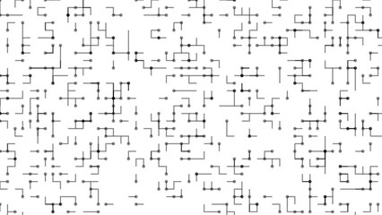 Obraz premium Abstract Circuit Board Illustration Pattern Technology Concept