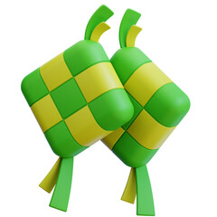 3D Ketupat Icon