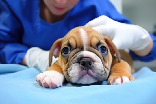 Bulldog veterinarian animal mammal.