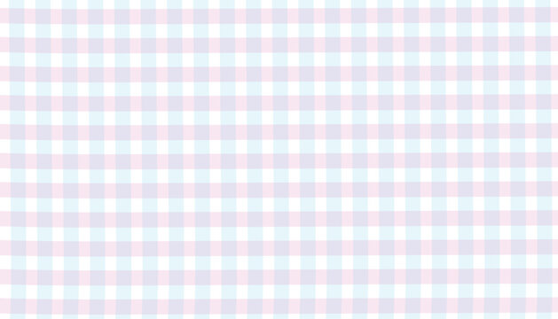 Soft pastel colored gingham pattern on texture