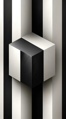 Black and white striped wallpaper striking black and white wallpaper featuring bold contrasting stripes a classic pattern for any space