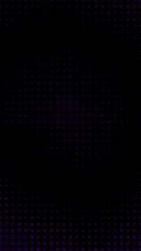 Abstract purple dots pattern digital loop animation background