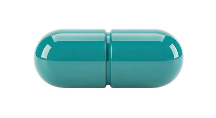 Teal Pill Capsule