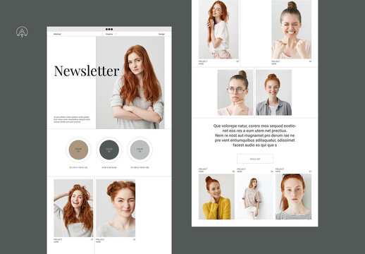 Fashion Style Newsletter Template