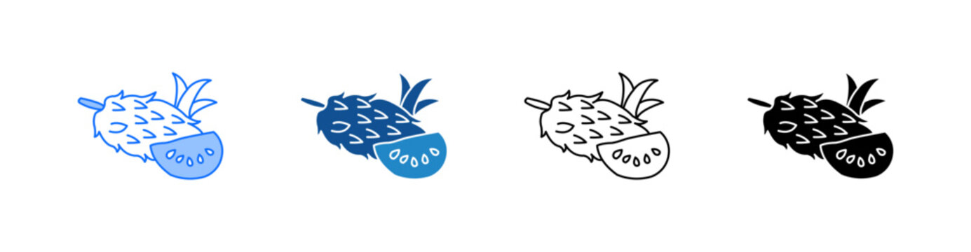 Soursop Multiple Style Icon Set 