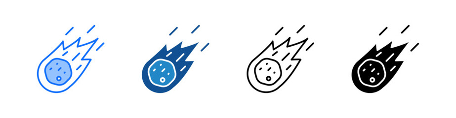 Comet Multiple Style Icon Set  © Adiba