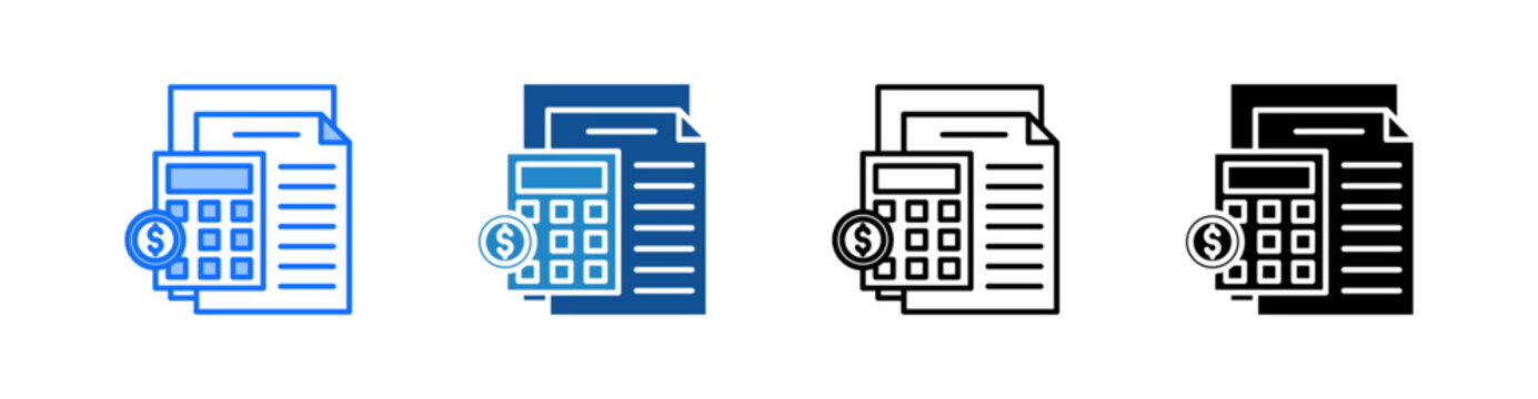 Budget Multiple Style Icon Set 