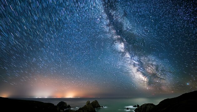 Milkyway Galaxy Night Sky Cornwall