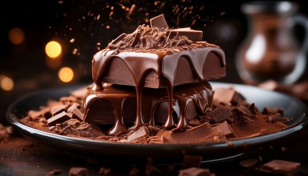 Postre De Chocolate