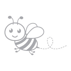 Fototapeta premium Cute Bee Illustration