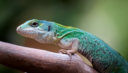 Fototapeta premium Collared Lizard Stenocercus Chlorostictus