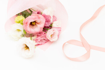 ブーケ　白バック