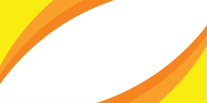 Adobe Illustrator Screenshot Showing Editable Vector Banner With Yellow Orange Curved Corner On Dark Workspace ilustration