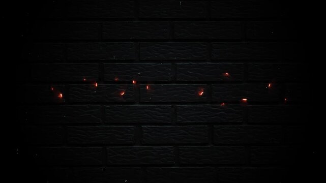 April 2036 Text Neon Glowing Year Month & Date Animation
