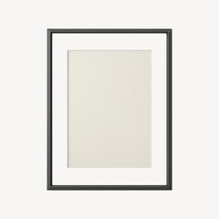 Minimalist black picture frame design.