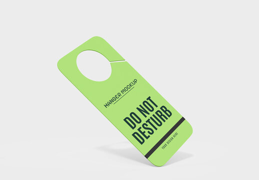 Door Hanger Mockup PSD