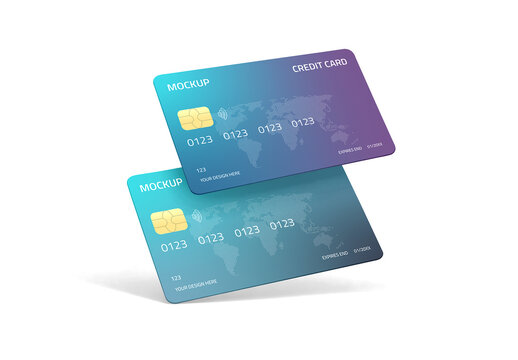 Modern Banking Credit Card Mockup for Branding