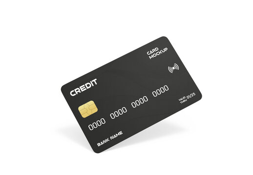 Floating Credit Card Mockup